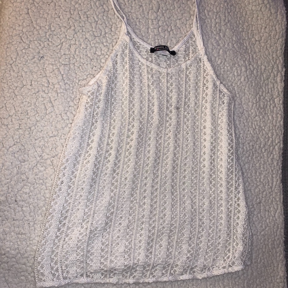 Cropped Knit Tank Top